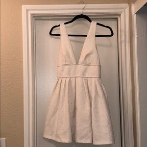boutique baby doll white dress